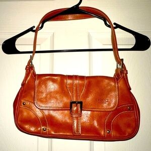 I Medici Firenze brown leather Baguette shoulder bag Italian leather western Y2K